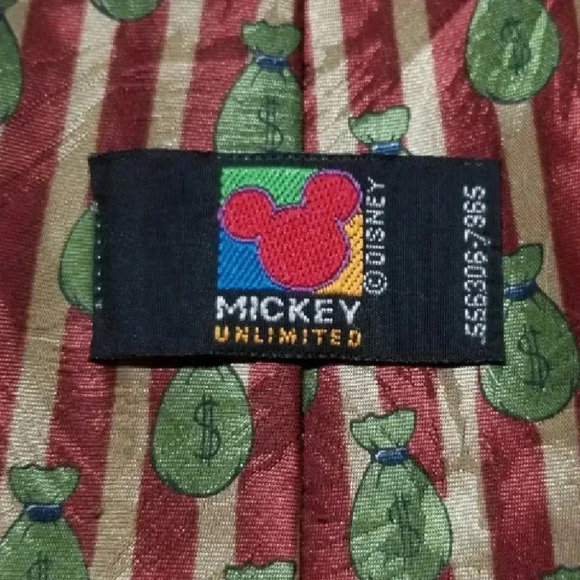 {Disney Mickey Unlimited} Men's Tie Scrooge McDuck - Picture 4 of 6